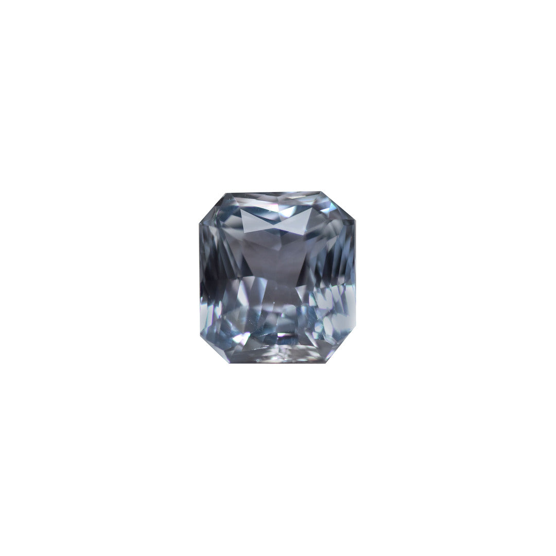 1.68ct Natural Greenish Blue Octagon Blue Sapphire