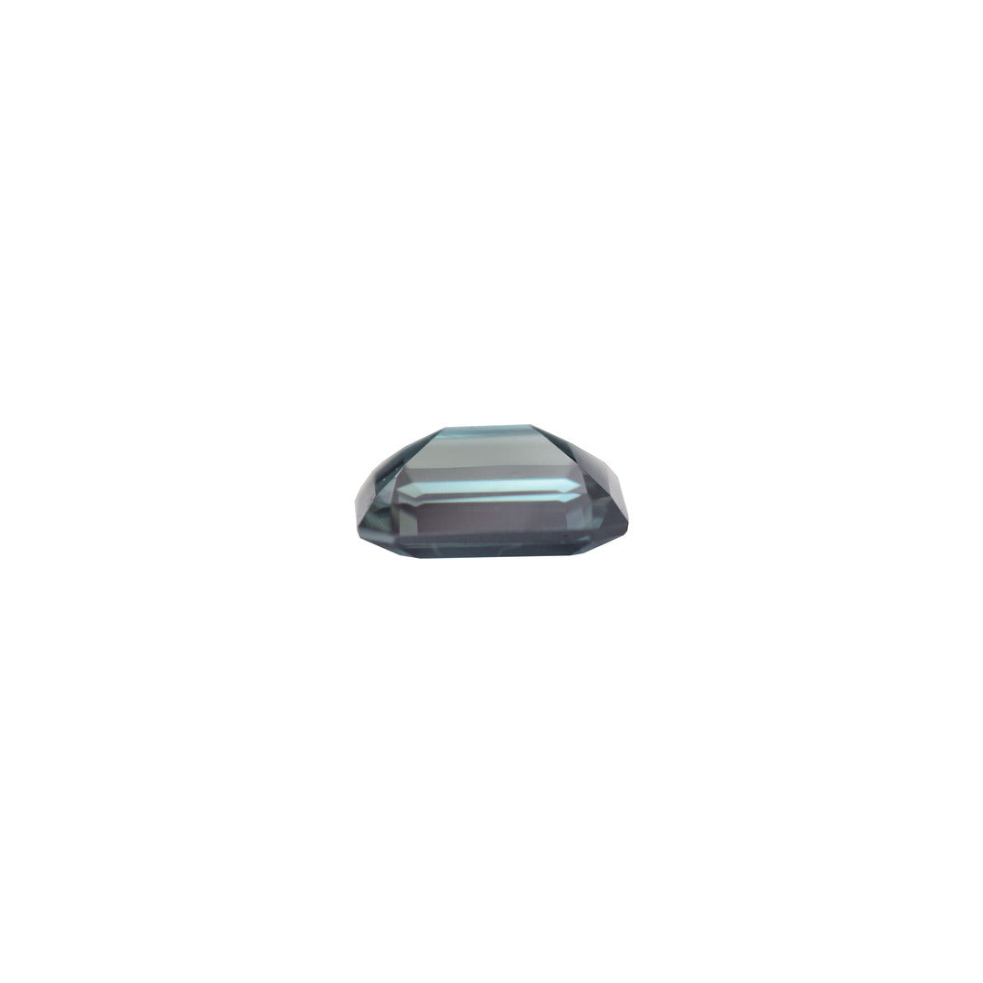 1.54ct Natural Greenish Blue Octagon Blue Sapphire