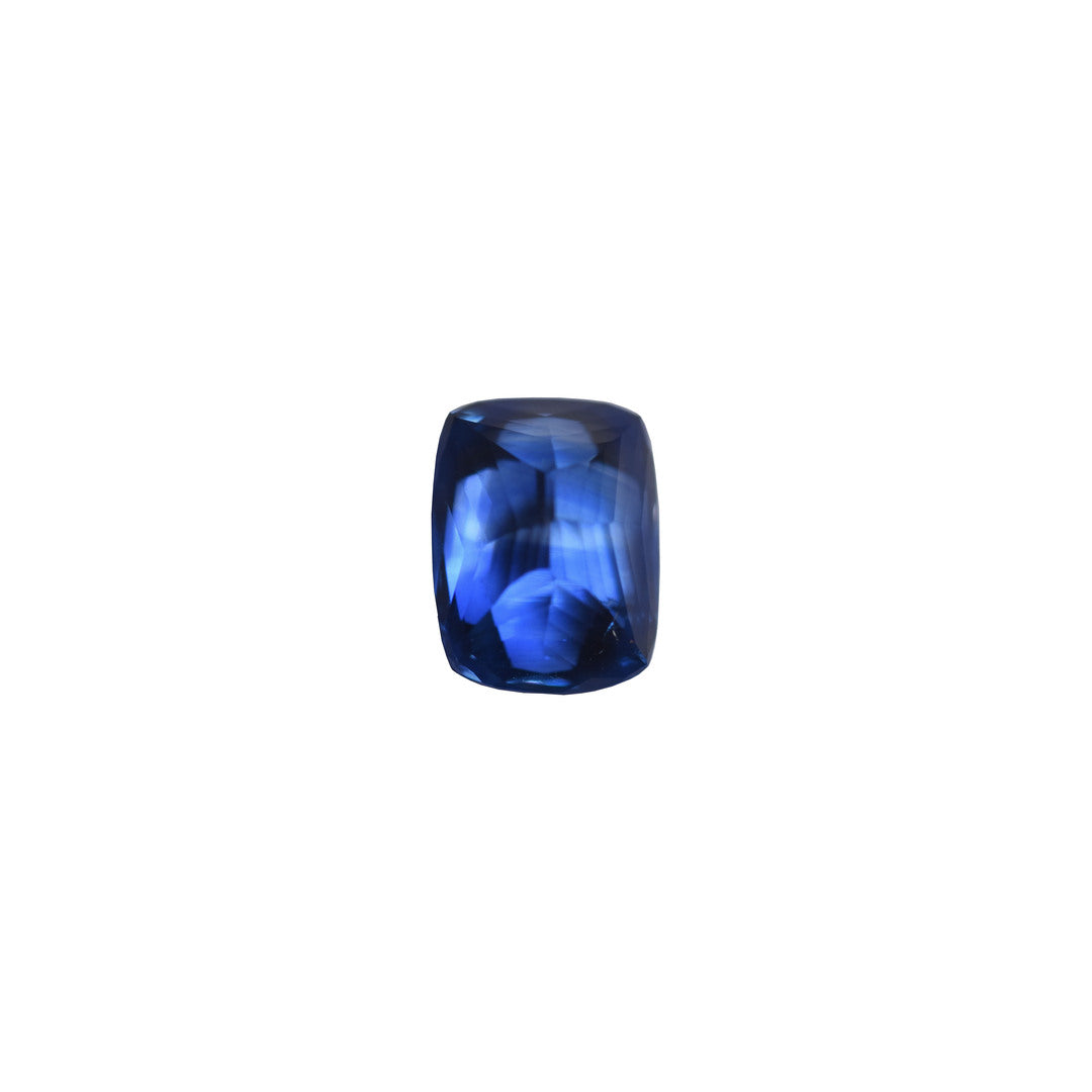 2.20ct Natural Vivid Blue Cushion Blue Sapphire