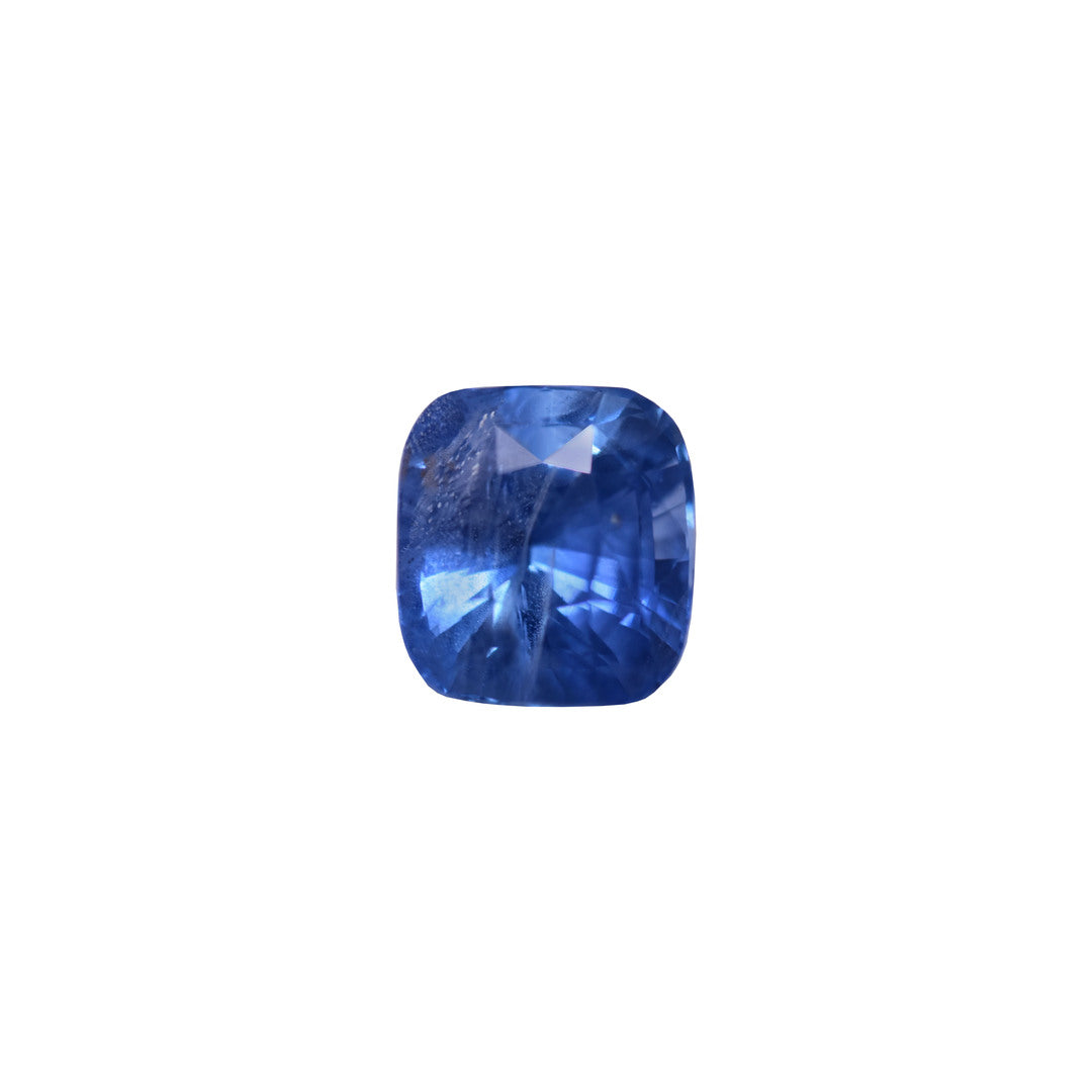 2.07ct Natural Blue Cushion Blue Sapphire