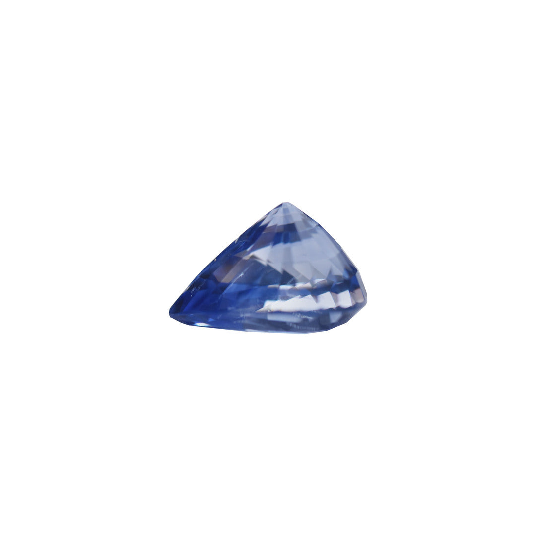 3.88ct Natural Blue Pear Blue Sapphire