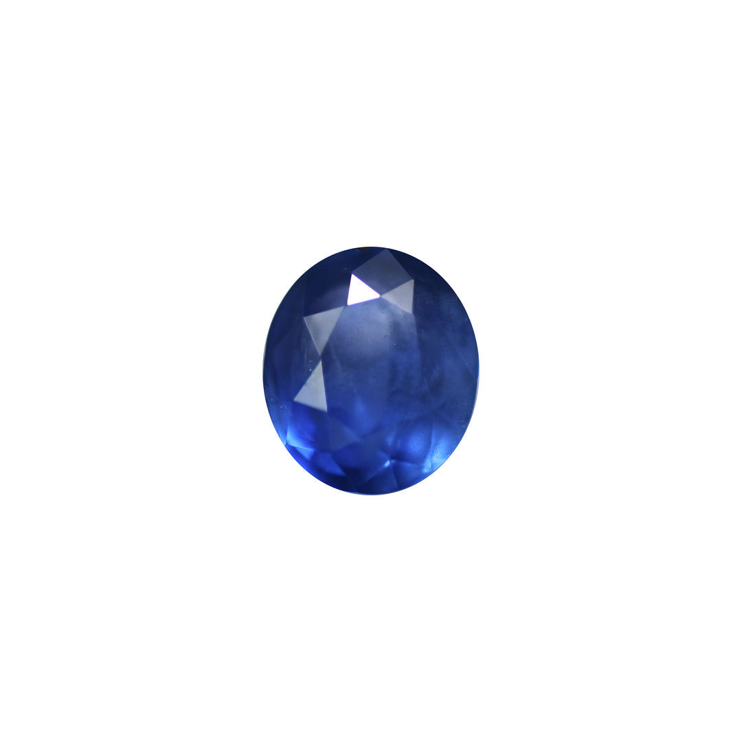 3.08ct Natural Cornflower Blue Oval Blue Sapphire
