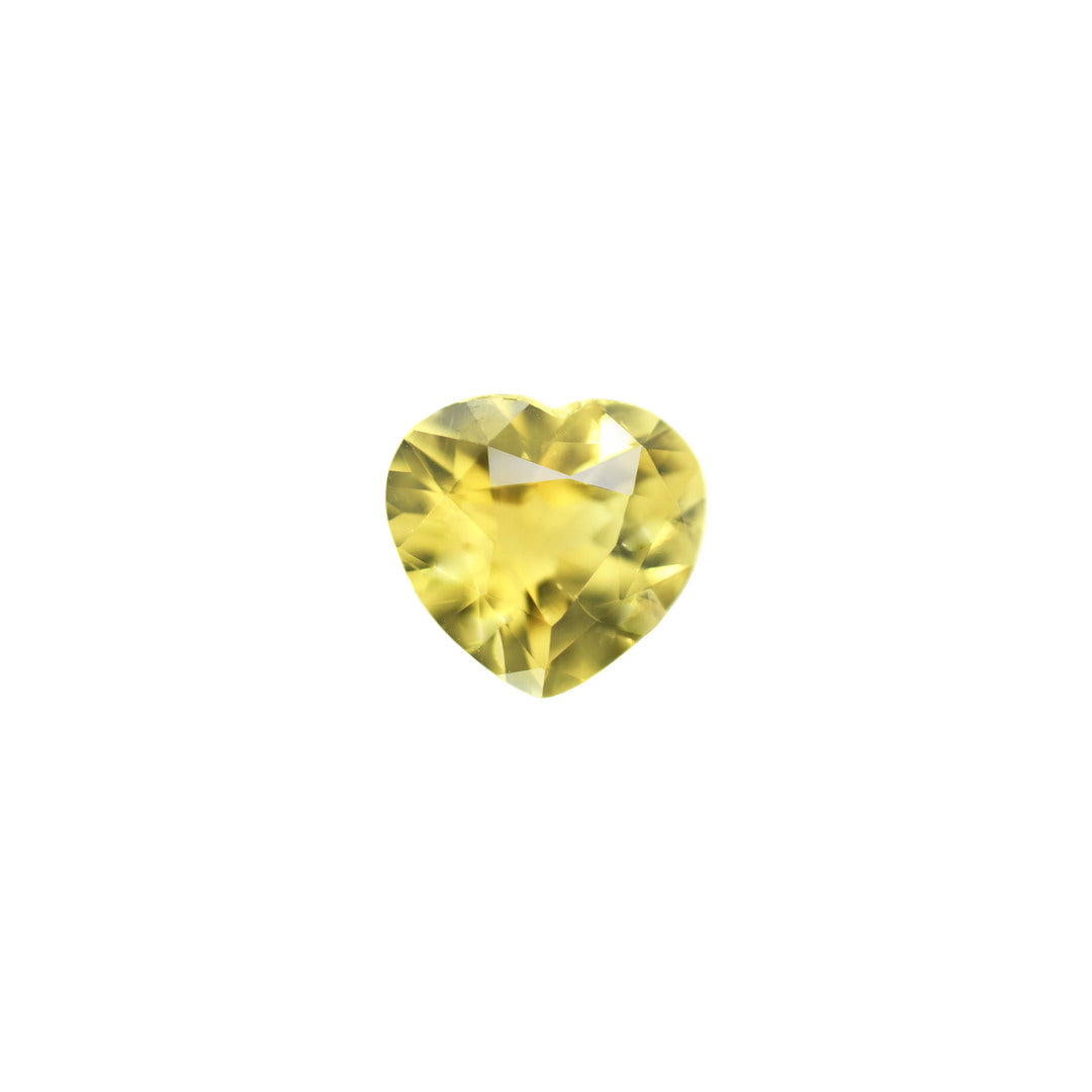 Chrysoberyl 1.68ct Greenish Yellow Heart
