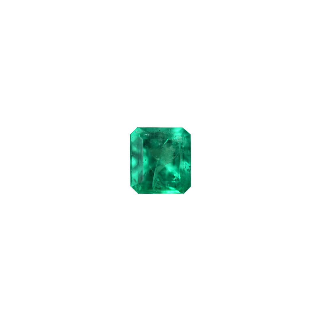 Emerald 0.79ct Vivid Green Octagon (Minor Oiled, Slightly Included)