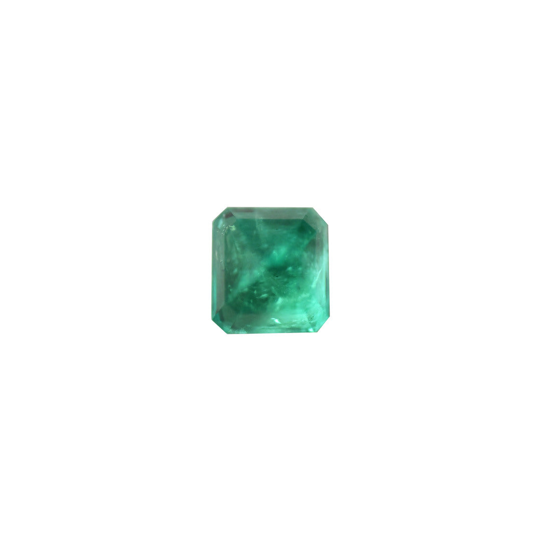 Emerald 0.79ct Vivid Green Octagon (Minor Oiled, Slightly Included)