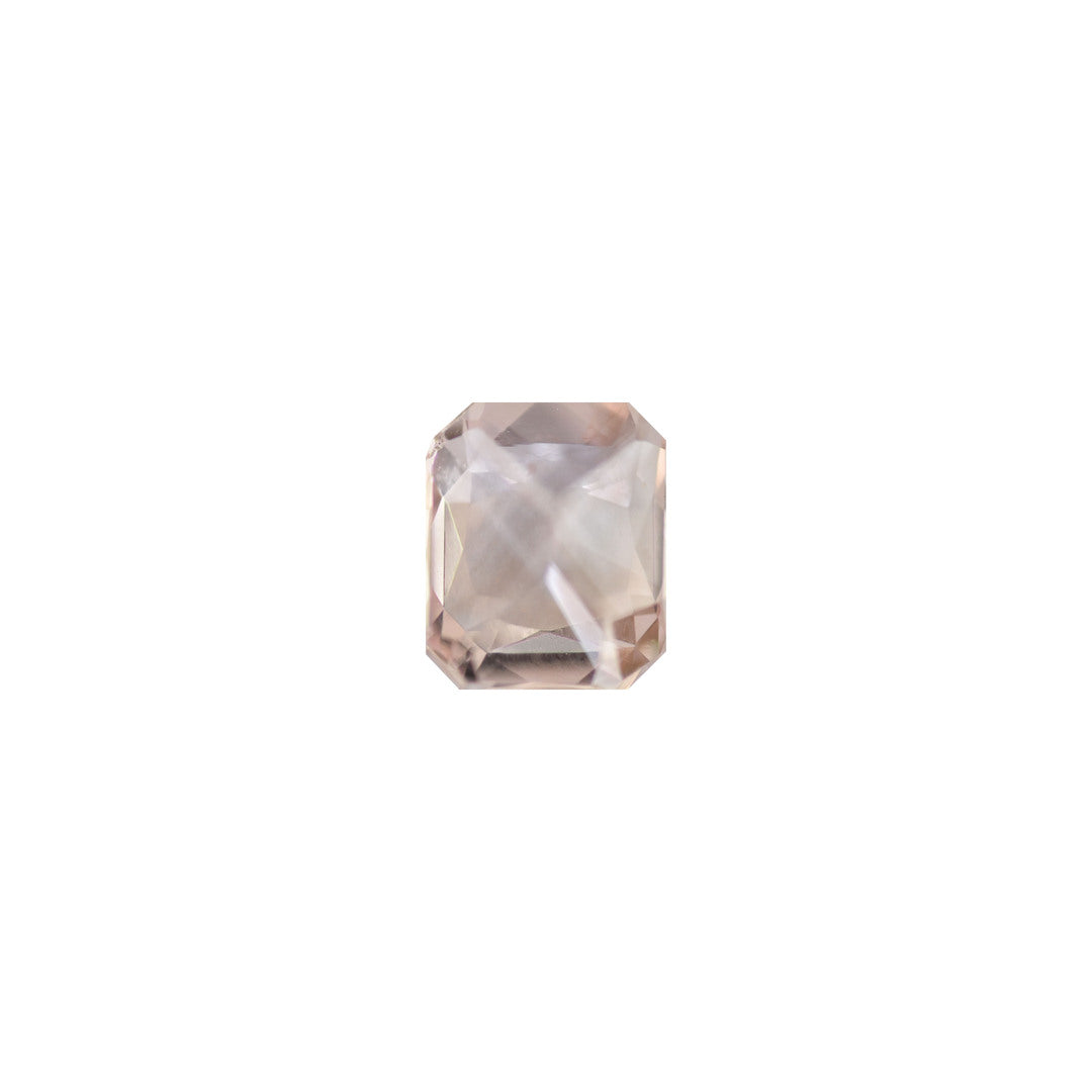 Peach Sapphire 1.51ct Pale Orange Octagon Natural