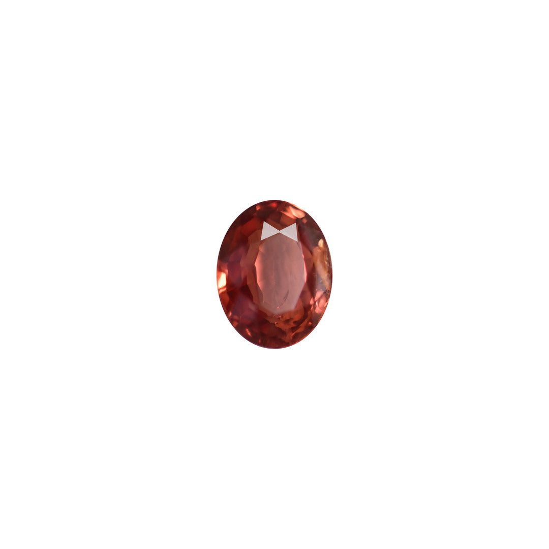 Padparadscha Natural 0.96ct Pinkish Orange Oval