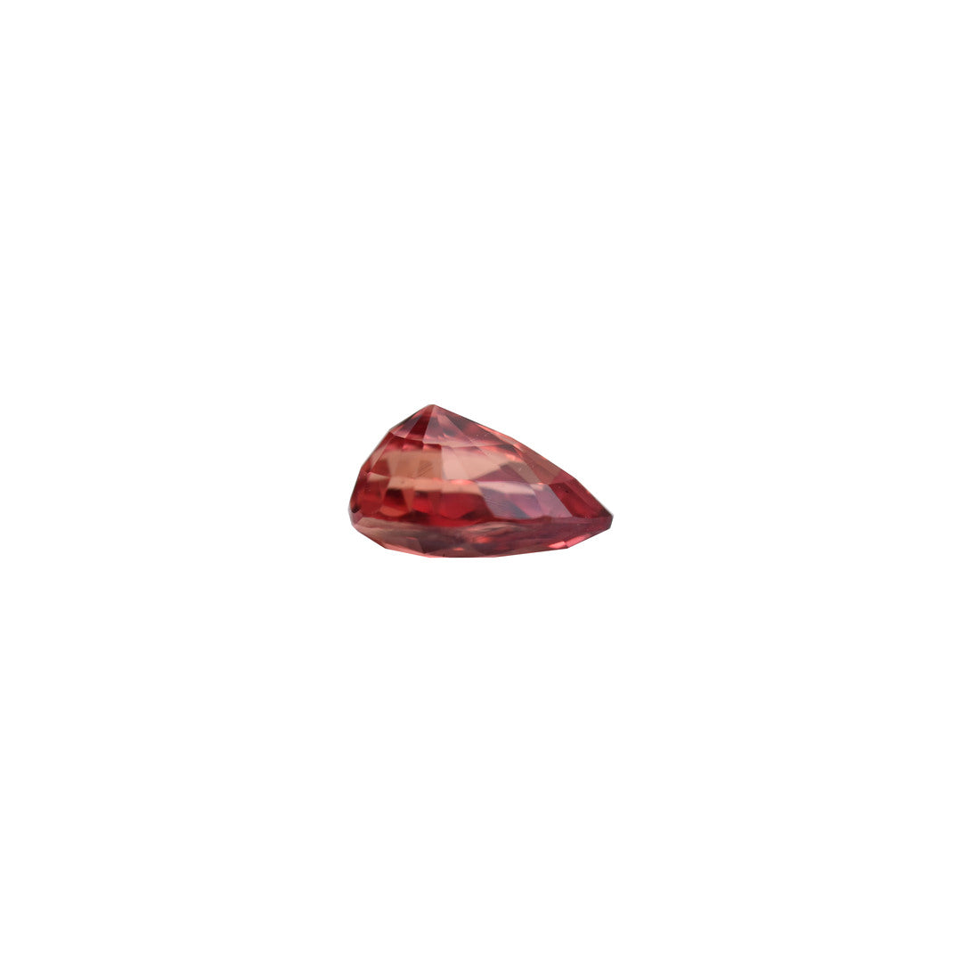 Padparadscha 1.03ct Pinkish Orange Pear (Heated)