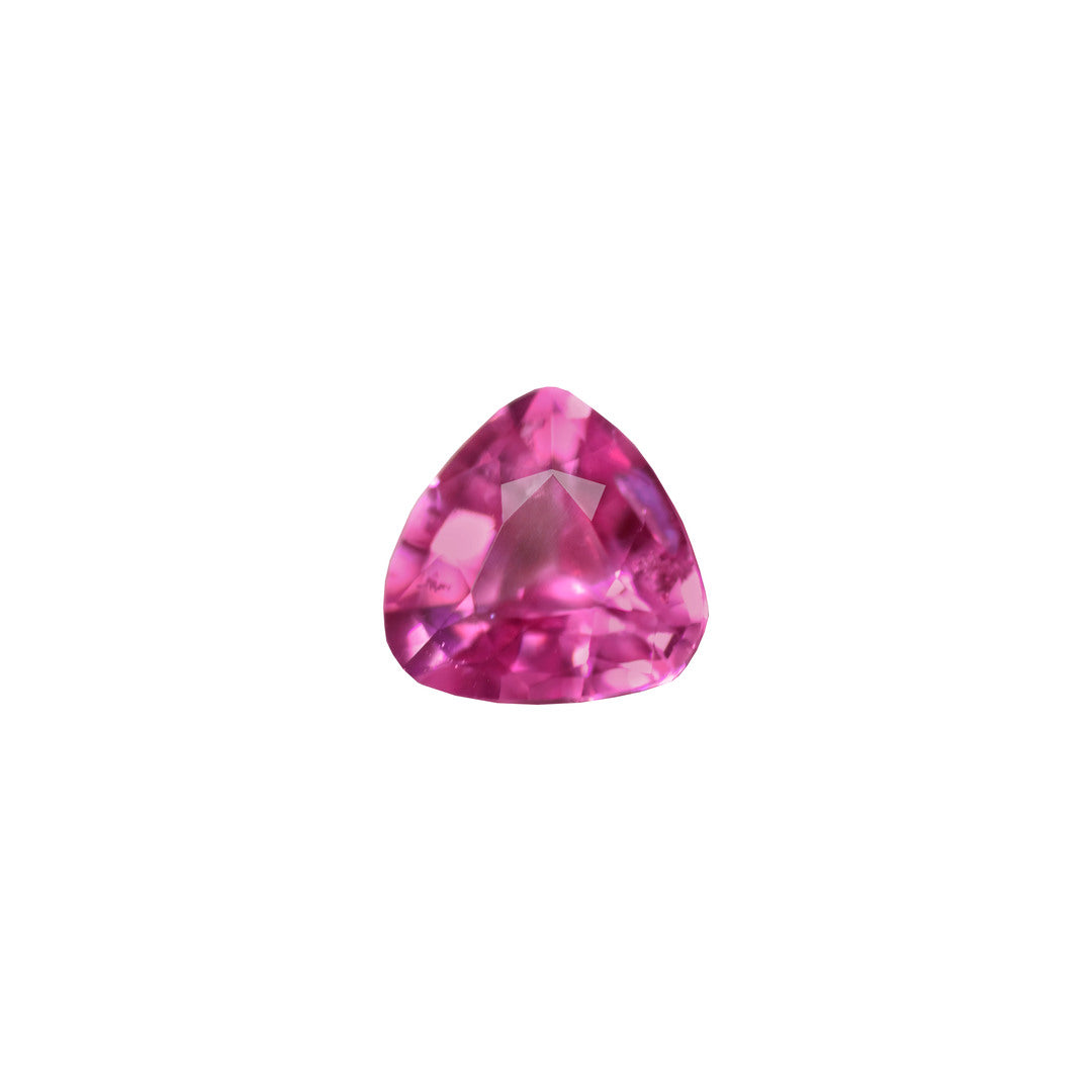 Pink Sapphire 0.74ct Vivid Pink Pear Heated