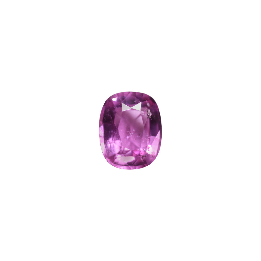 Pink Sapphire 1.18ct Vivid Pink Cushion Heated