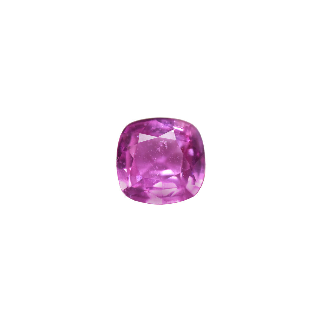 Pink Sapphire 1.21ct Vivid Pink Cushion Heated