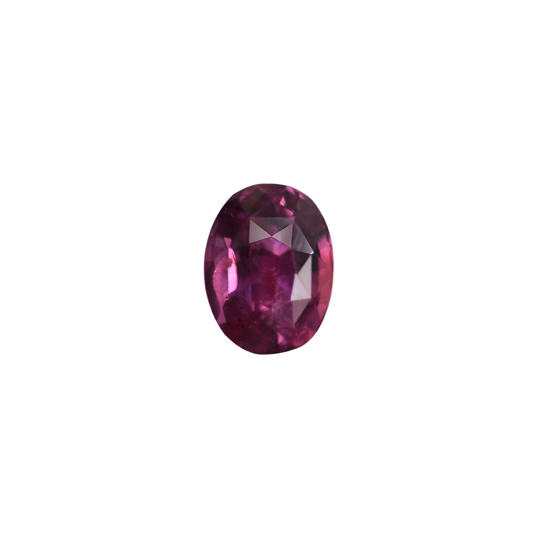 Pink Sapphire 2.00ct Purplish Pink Oval Heated