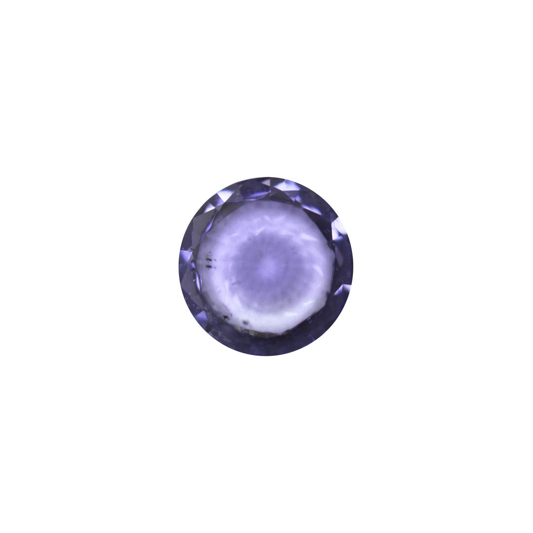 Spinel 1.00ct Vivid Violetish Blue Round EC