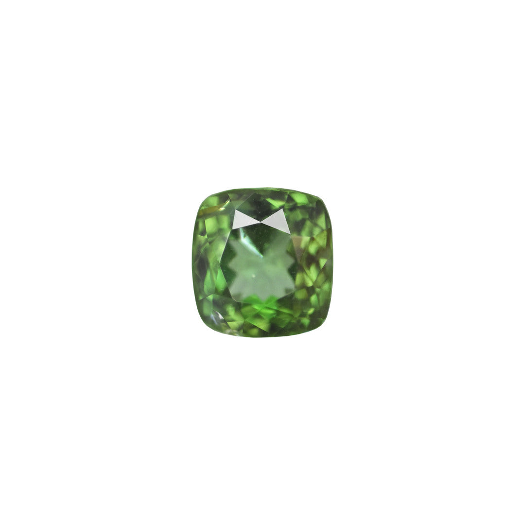 Zircon 2.87ct Green Cushion EC