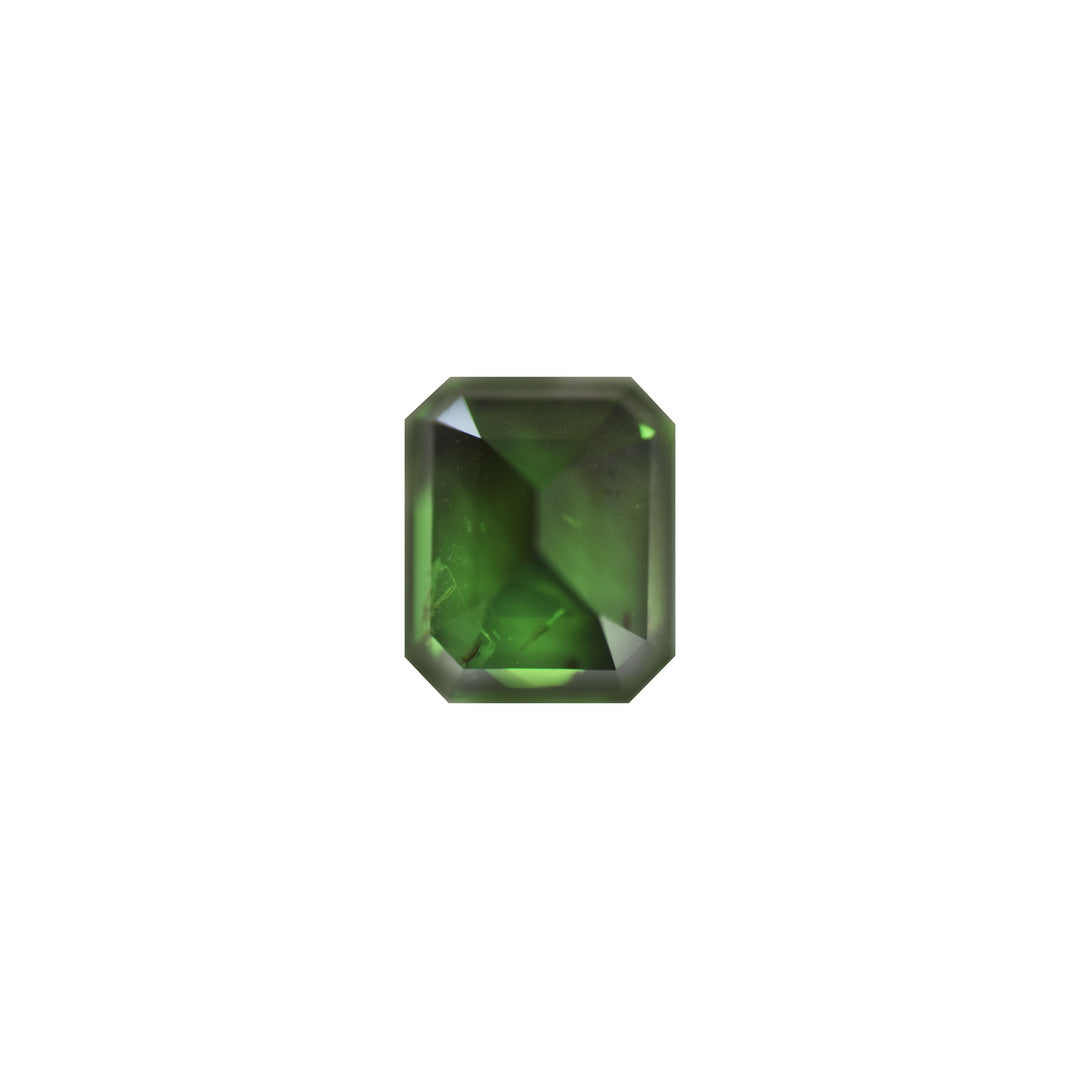 Zircon 4.09ct Green Octagon EC