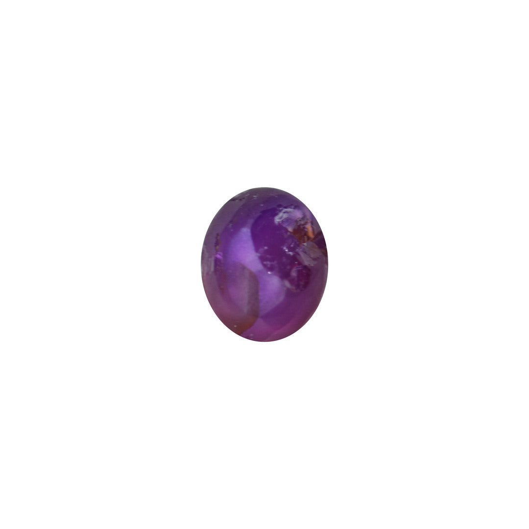 Star Ruby 1.69ct Pinkish Red Oval Cabochon Natural