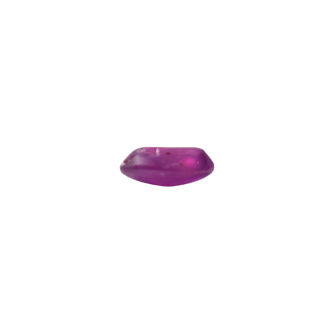 Star Ruby 1.24ct Pinkish Red Oval Cabochon Natural