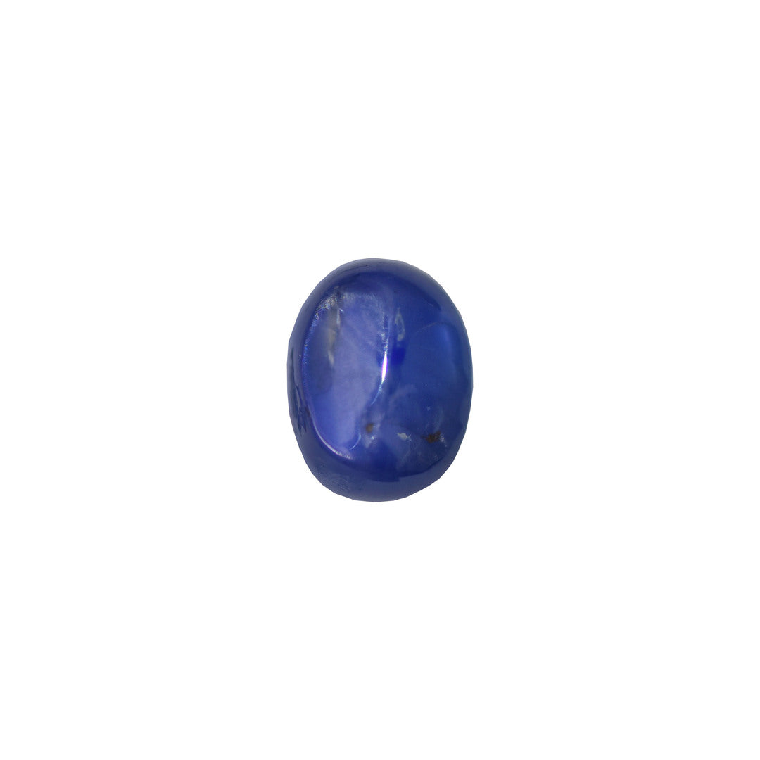 Star Sapphire 4.06ct Vivid Blue Oval Cabochon Natural