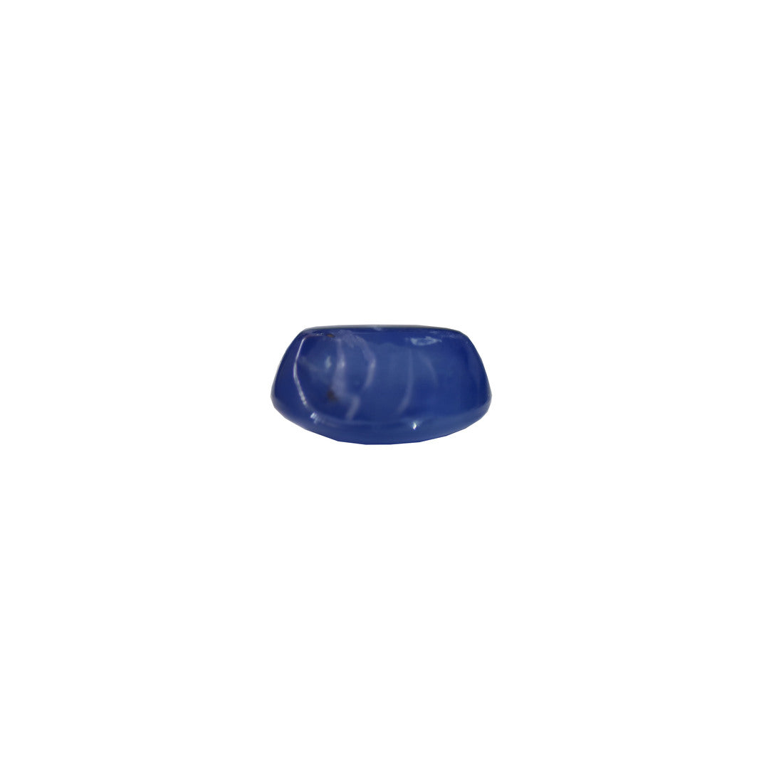Star Sapphire 4.06ct Vivid Blue Oval Cabochon Natural