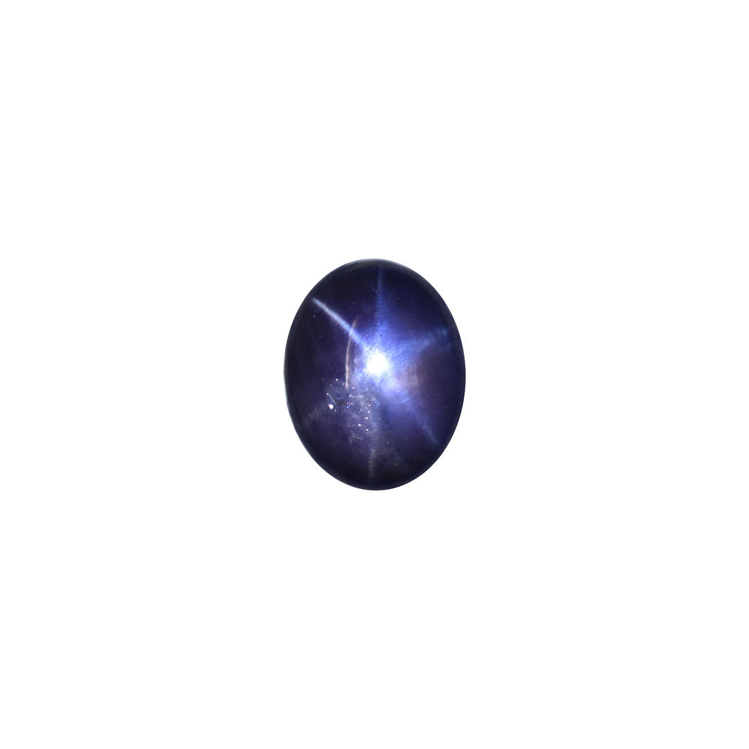 Star Sapphire 5.15ct Blue Oval Cabochon Natural