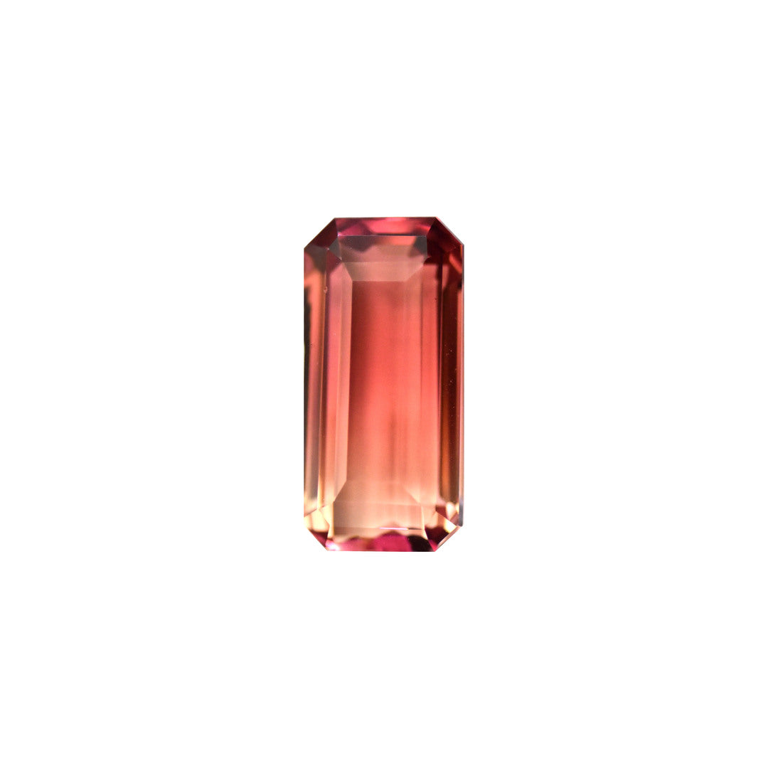23.17ct Octagon Cut Purple Peach Tourmaline