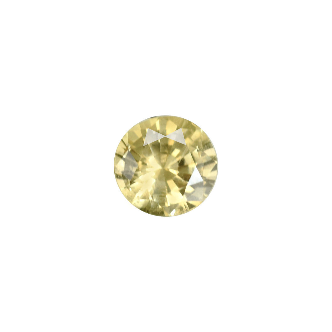 Yellow Sapphire 1.01ct Vivid Yellow Round Heated