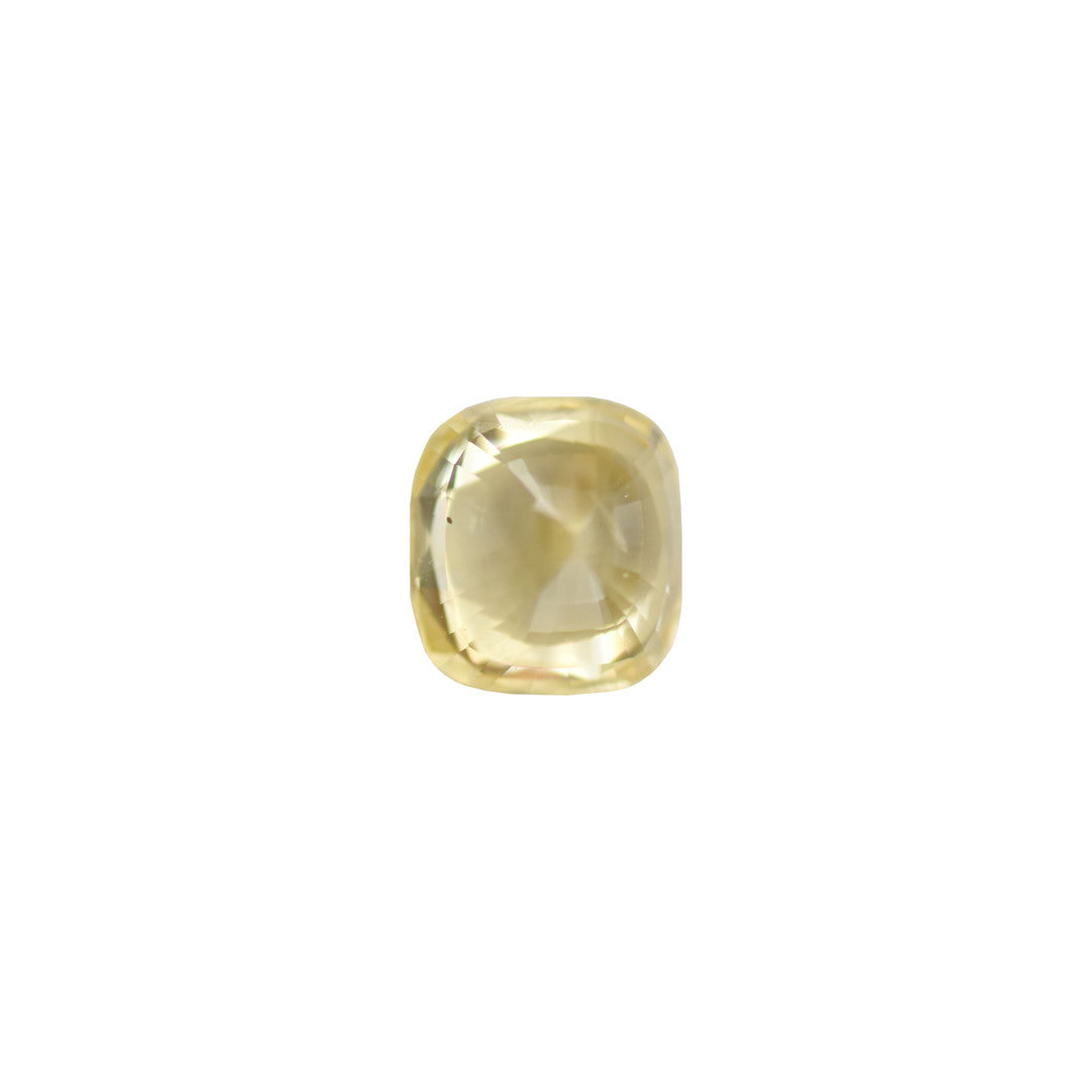 Yellow Sapphire 1.35ct Vivid Yellow Cushion Heated