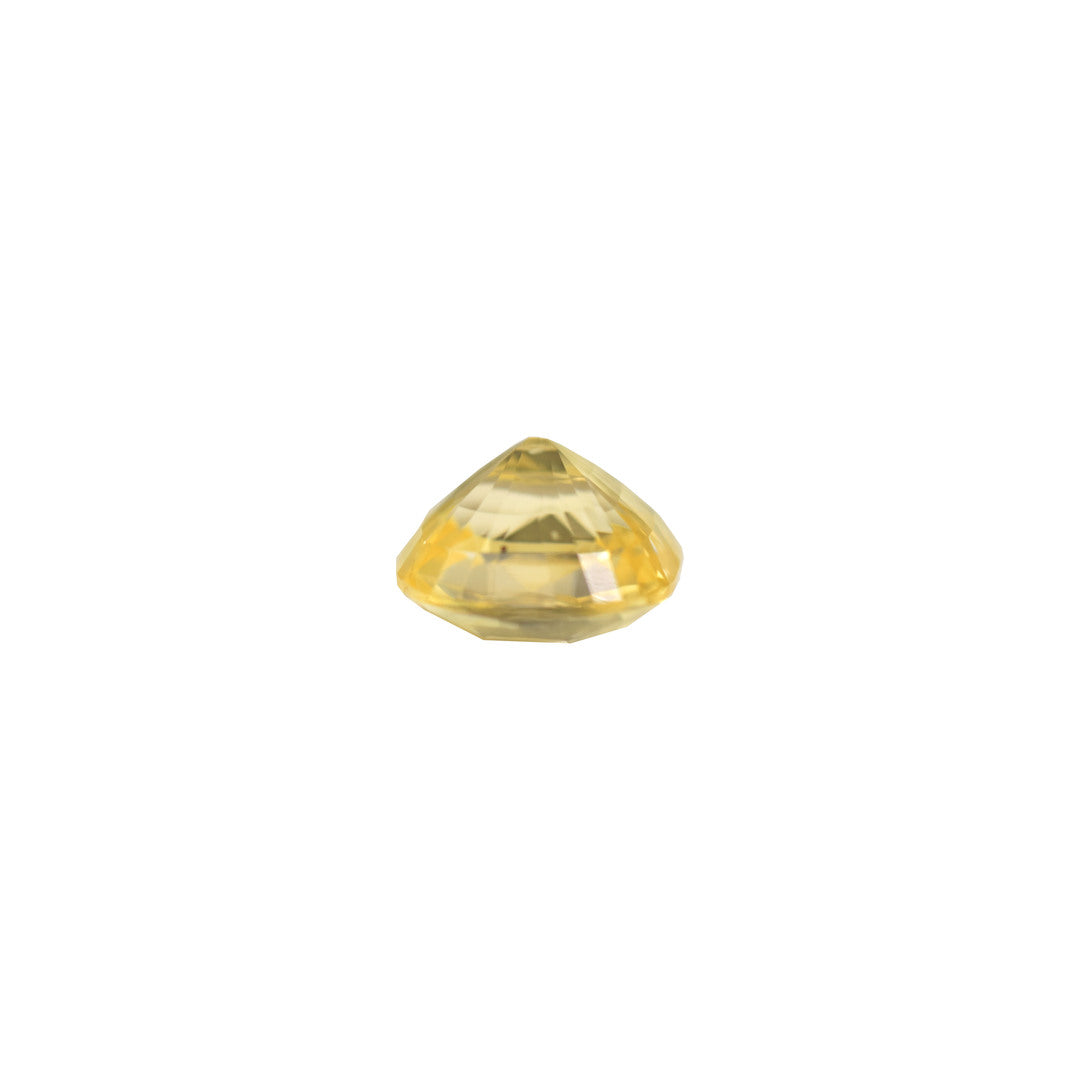 Yellow Sapphire 1.35ct Vivid Yellow Cushion Heated