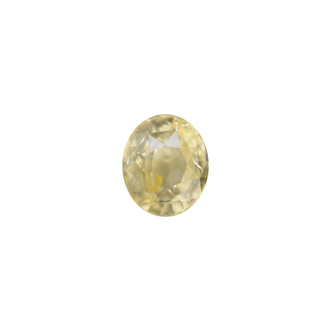 Yellow Sapphire 2.46ct Vivid Yellow Oval Heated