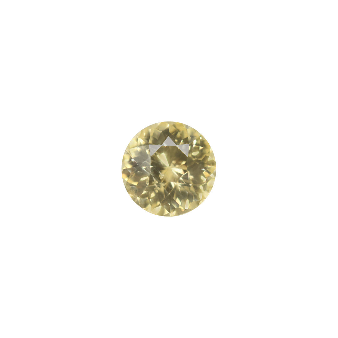 Yellow Sapphire 1.42ct Yellow Round Heated