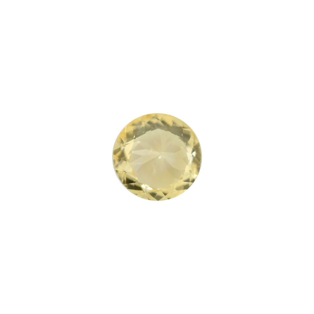 Yellow Sapphire 1.42ct Yellow Round Heated