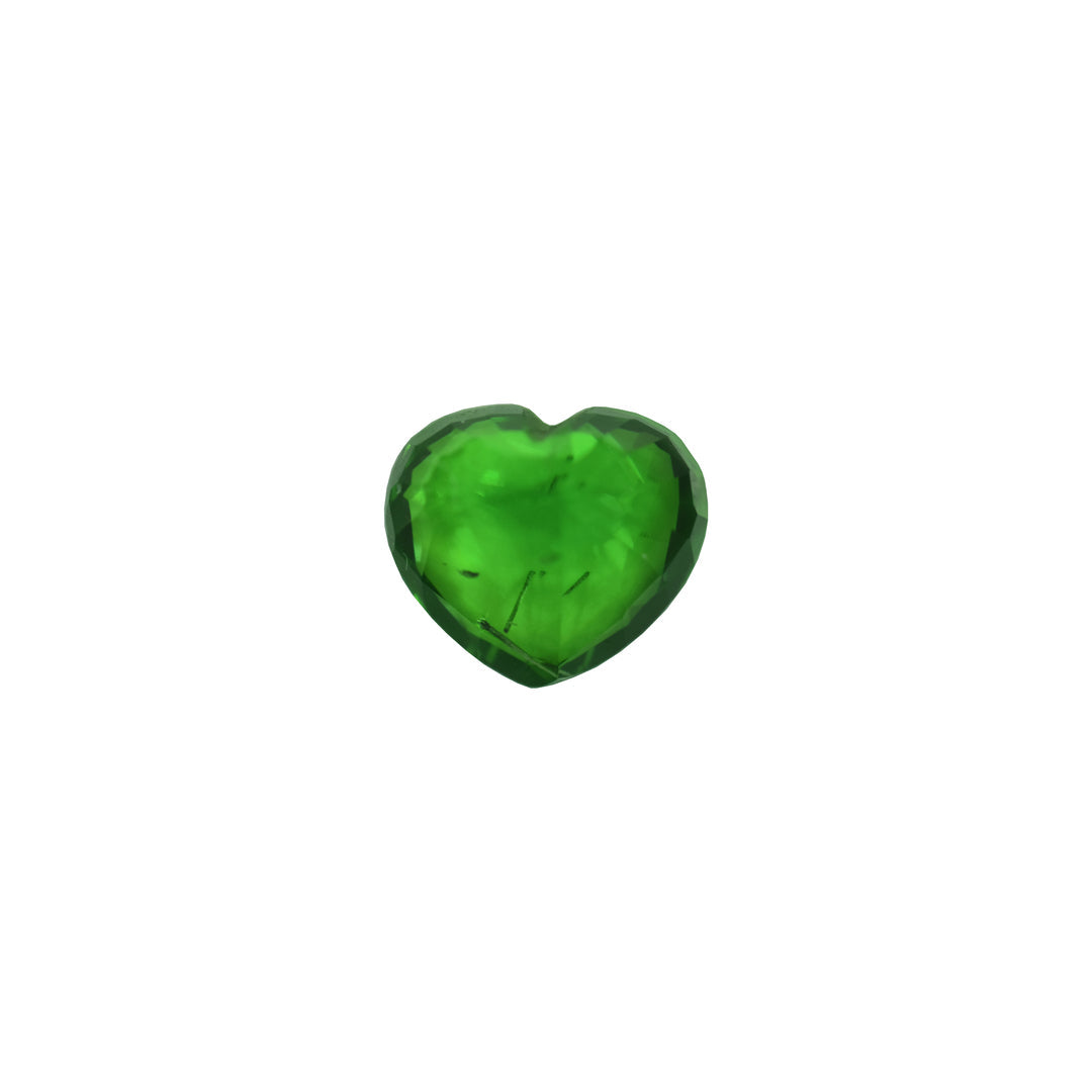 Tsavorite 1.05ct Vivid Green Heart EC