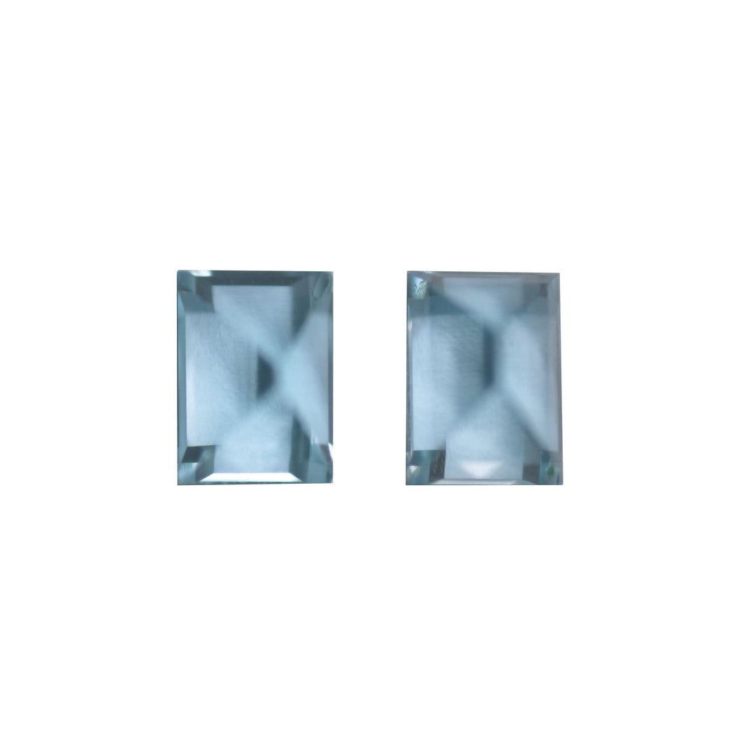 Aquamarine 1.12ct Greenish Blue Rectangle