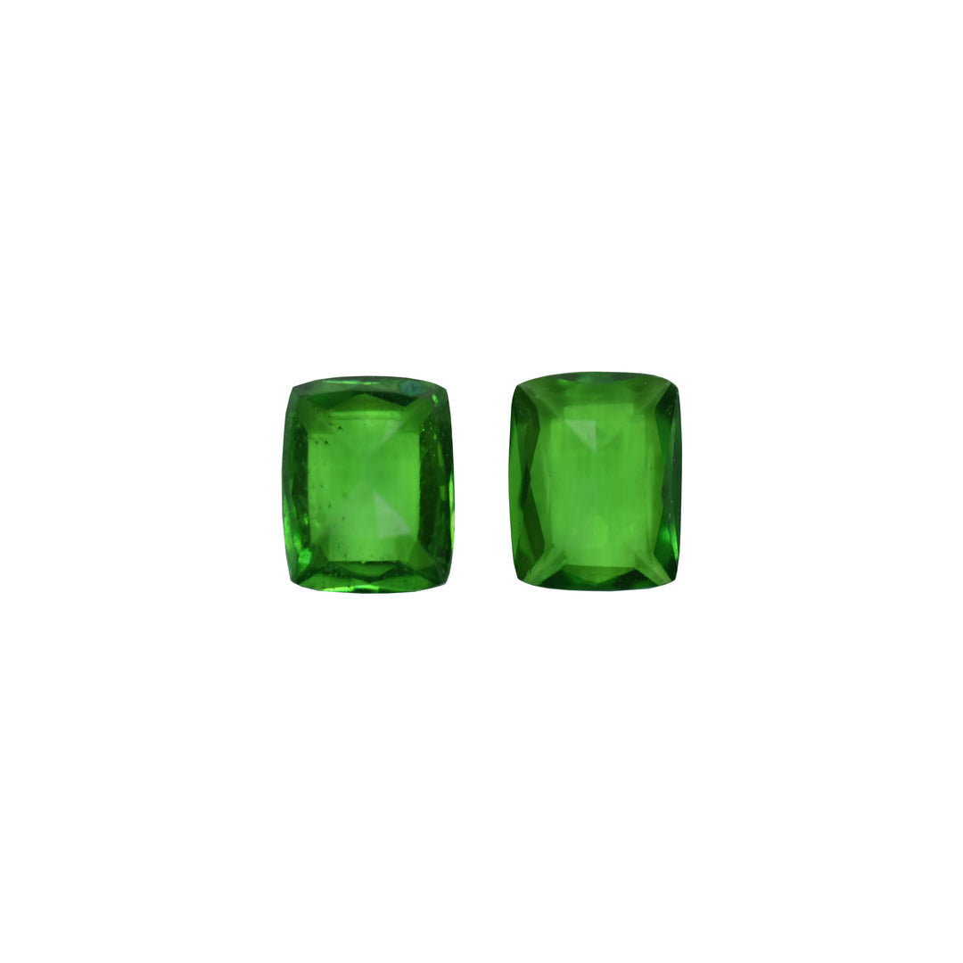 Tsavorite 1.43ct Green Cushion EC (Pair)