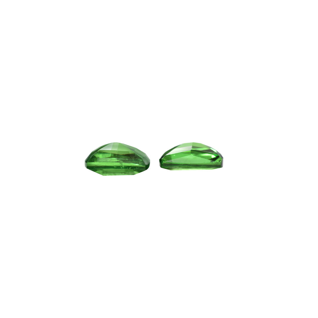 Tsavorite 1.43ct Green Cushion EC (Pair)