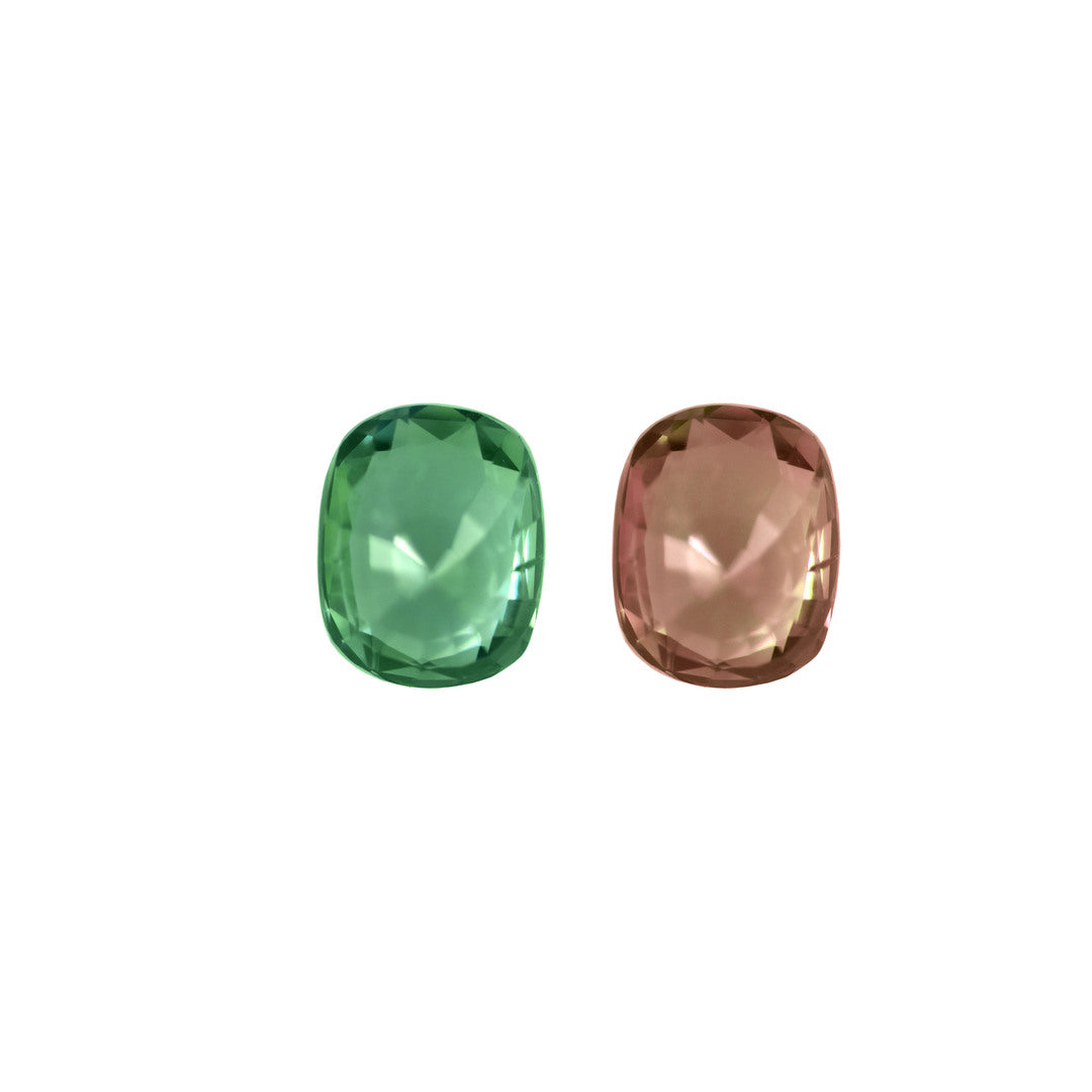 Alexandrite 1.57ct Green-Pinkish Red Cushion