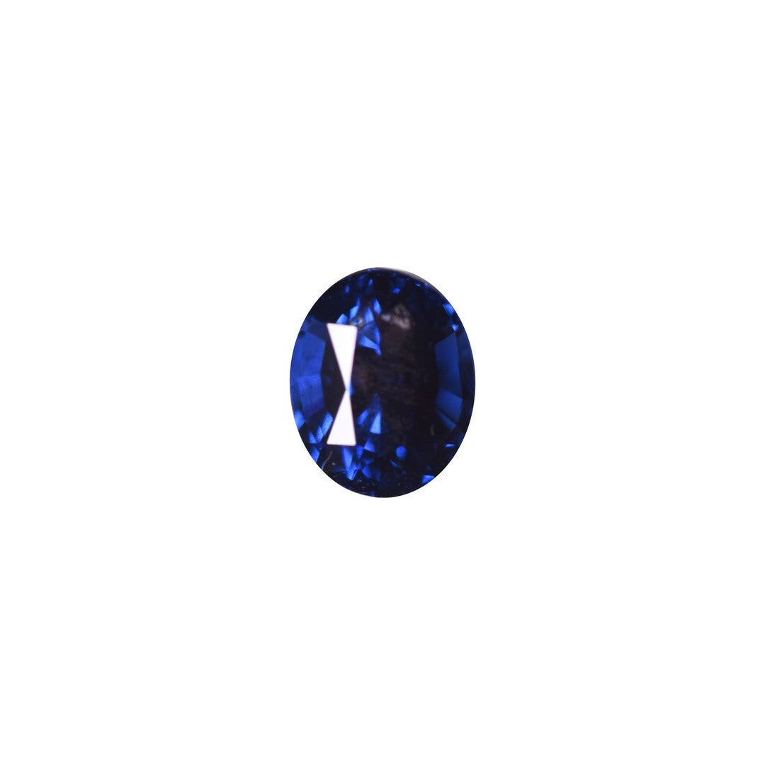 0.88ct Natural Cornflower Blue Oval Blue Sapphire
