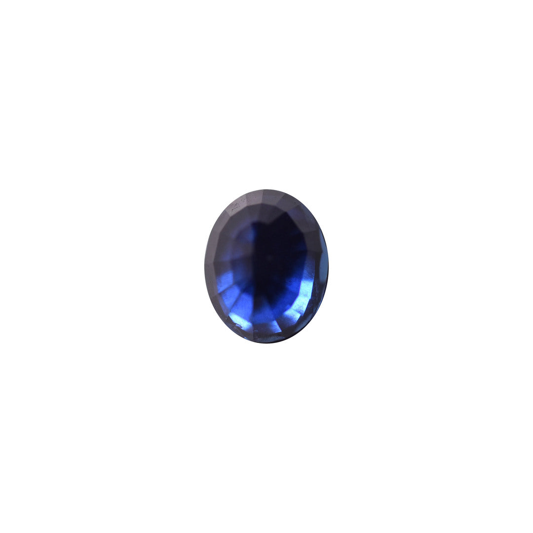 0.88ct Natural Cornflower Blue Oval Blue Sapphire