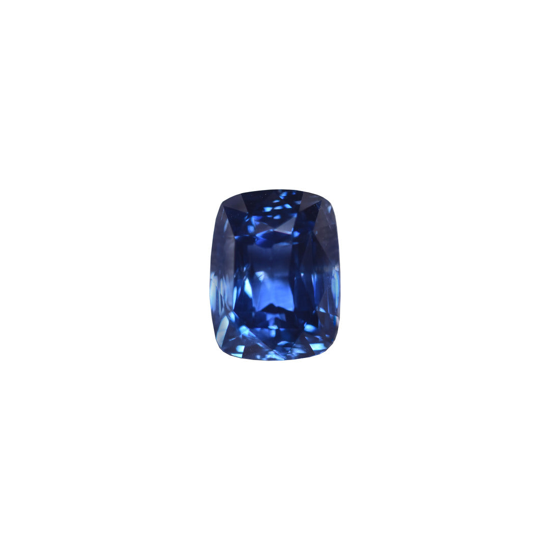 2.20ct Natural Vivid Blue Cushion Blue Sapphire