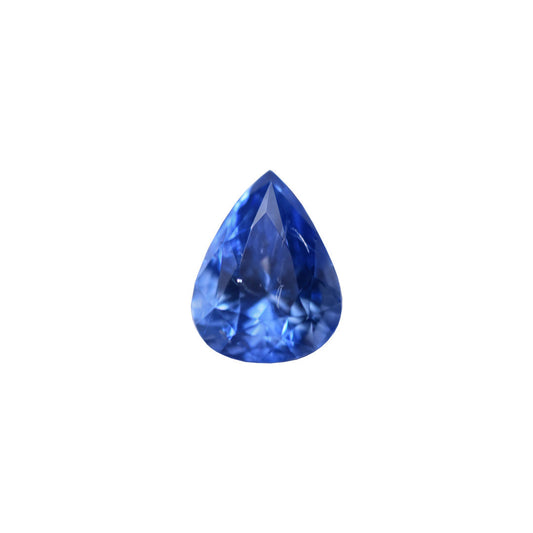 3.88ct Natural Blue Pear Blue Sapphire