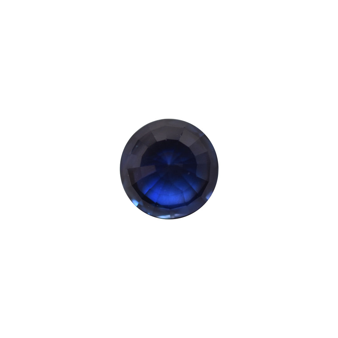 0.96ct Natural Blue Round Blue Sapphire