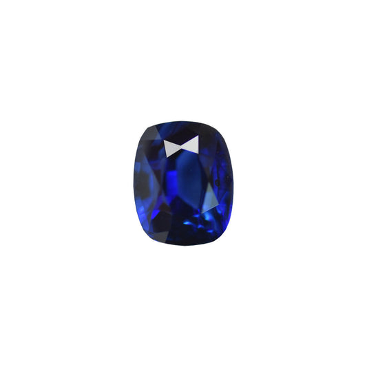 Blue Sapphire 1.64ct RB Cushion Heated