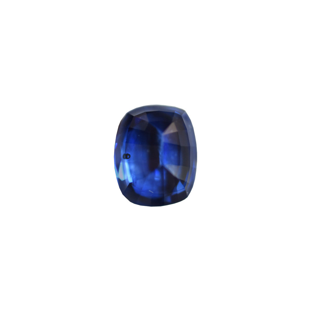 Blue Sapphire 1.64ct RB Cushion Heated