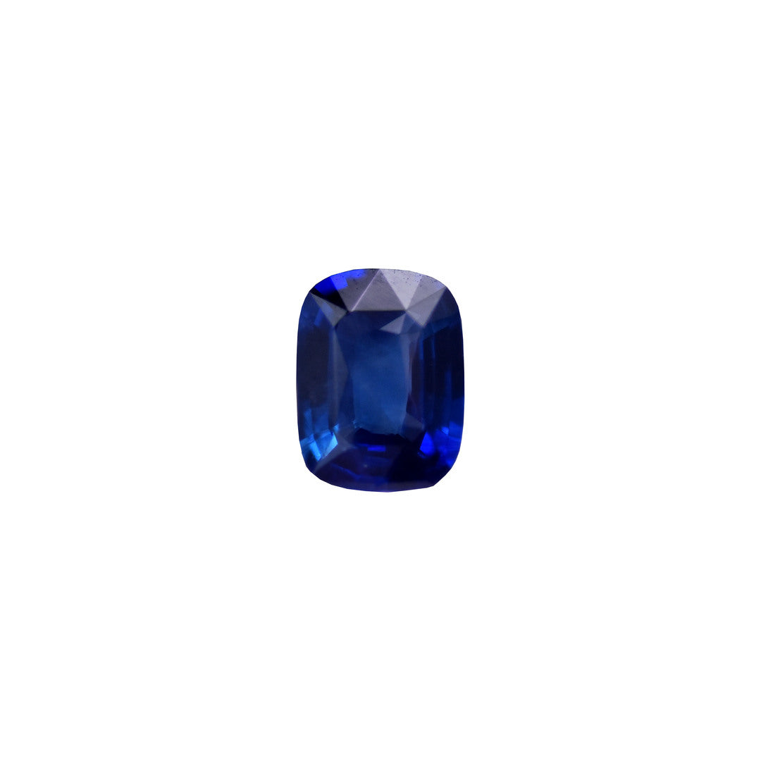 1.08ct Natural Royal Blue Cushion Blue Sapphire