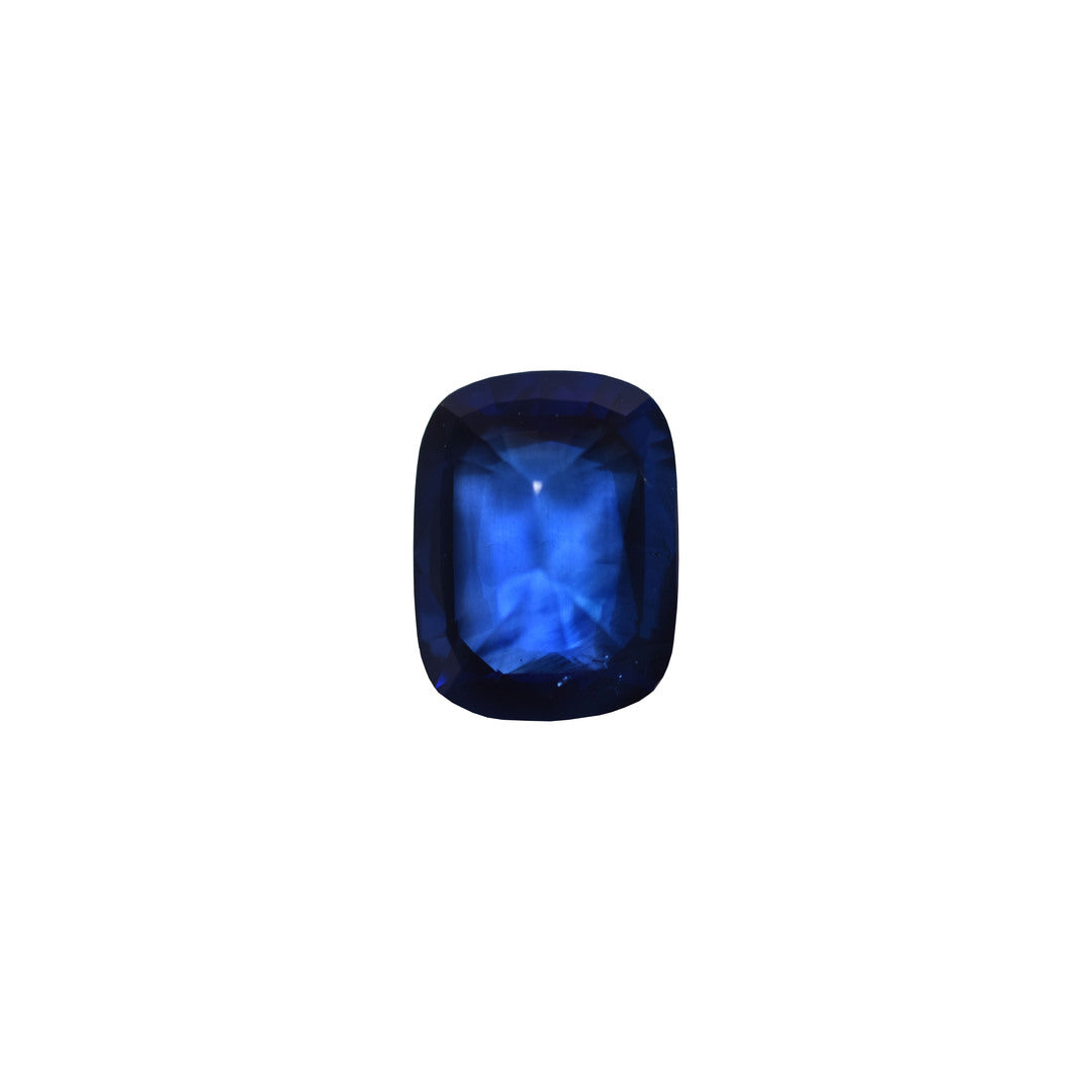 1.08ct Natural Royal Blue Cushion Blue Sapphire