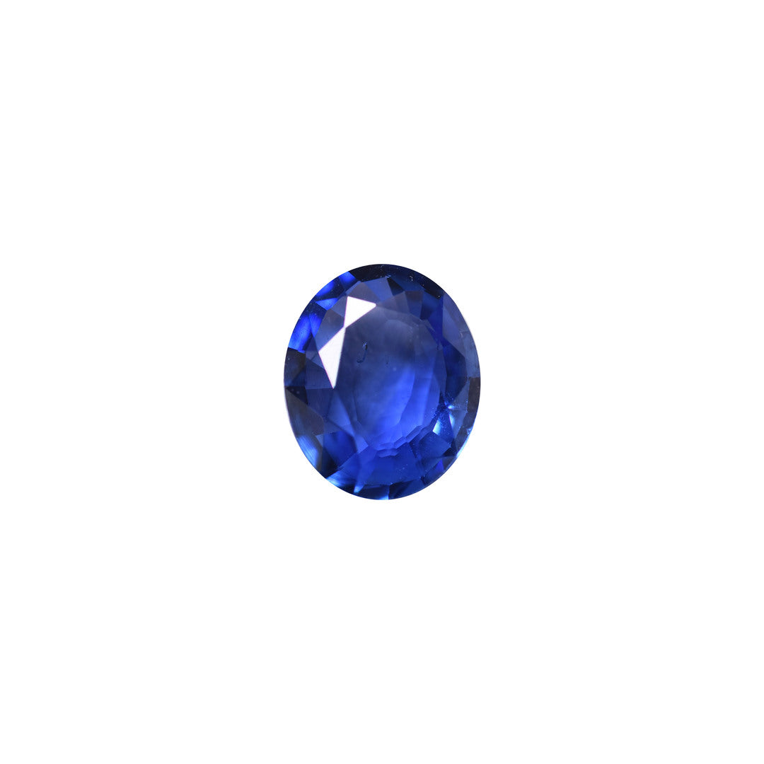 0.82ct Natural Cornflower Blue Oval Blue Sapphire