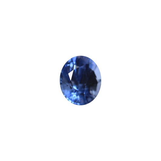 0.90ct Natural Blue Oval Blue Sapphire