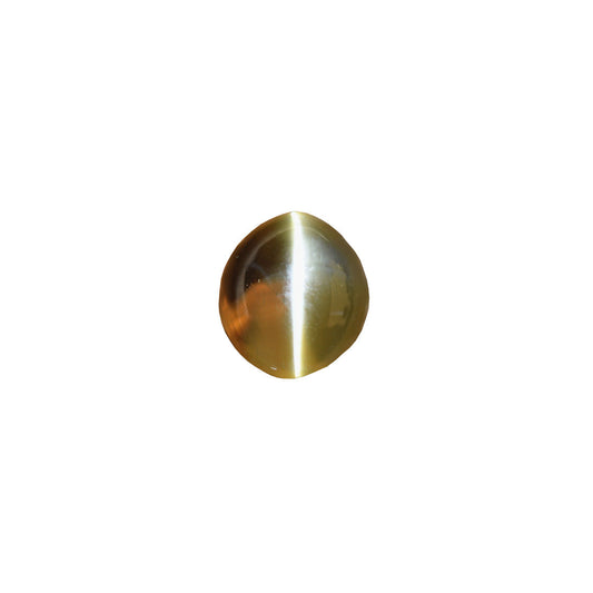 Alexandrite Cat's Eye 1.53ct Green-Brownish Red Oval Cabochon