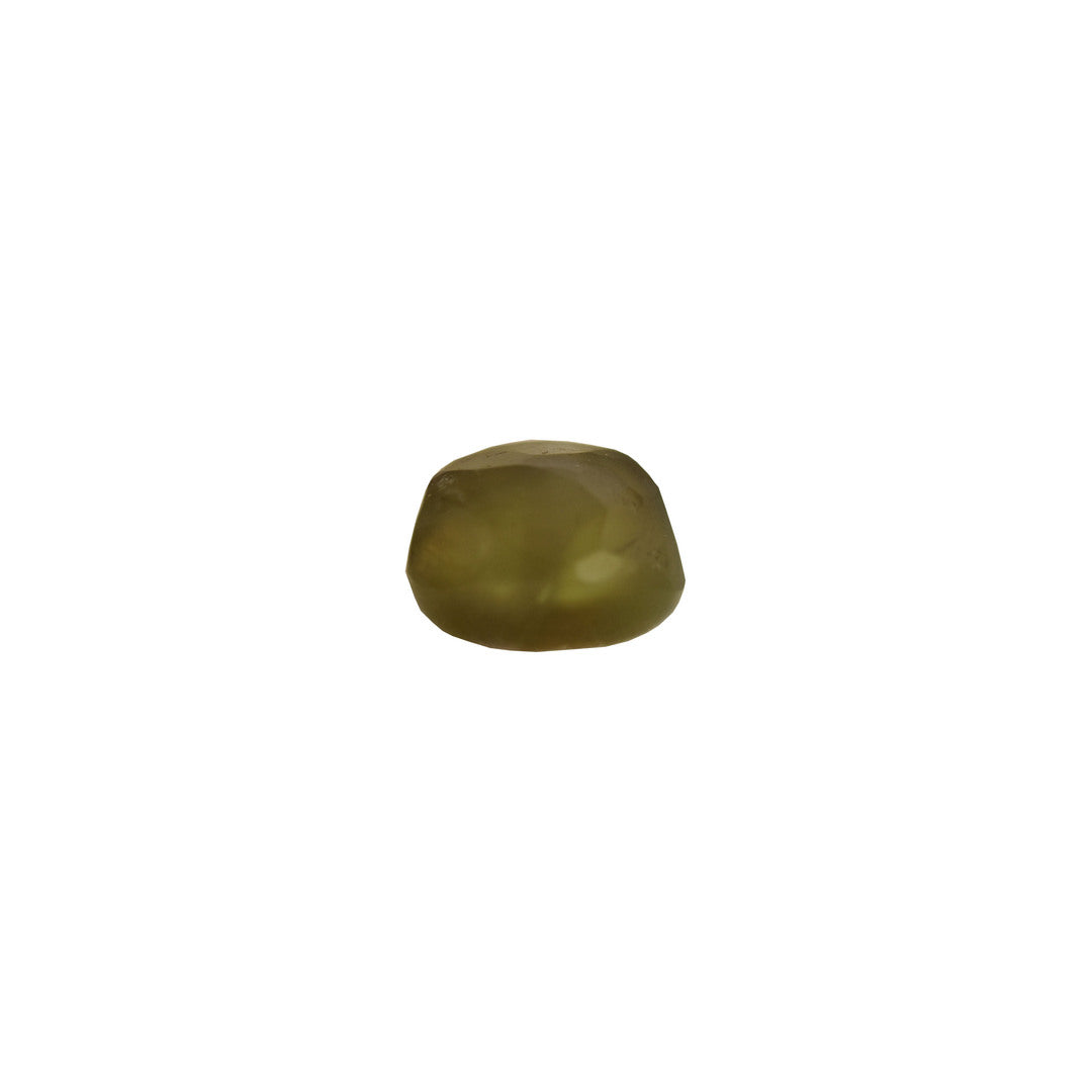 Alexandrite Cat's Eye 1.53ct Green-Brownish Red Oval Cabochon