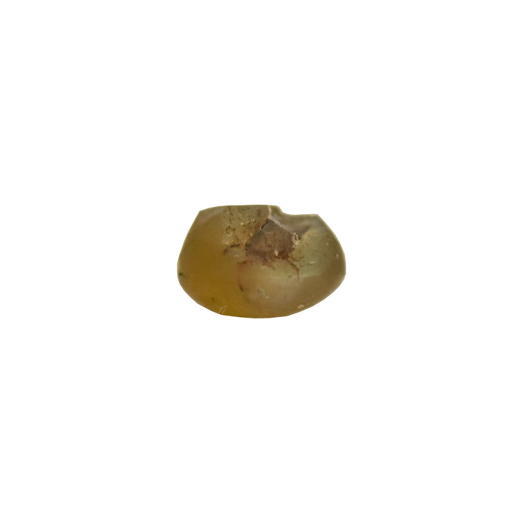 Chrysoberyl Cat's Eye 1.53ct Yellowish Brown Oval Cabochon